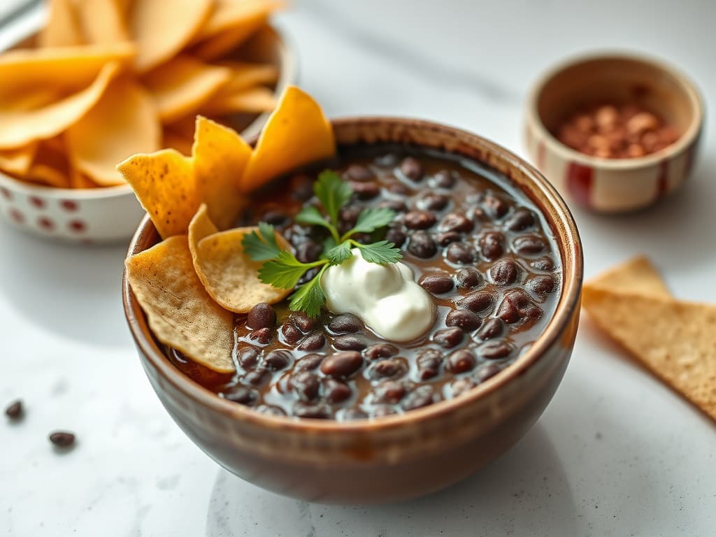 Hearty Black Bean Soup (Sopa de Frijol)