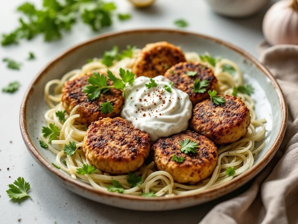 Spiced Lamb Kofta with Tzatziki