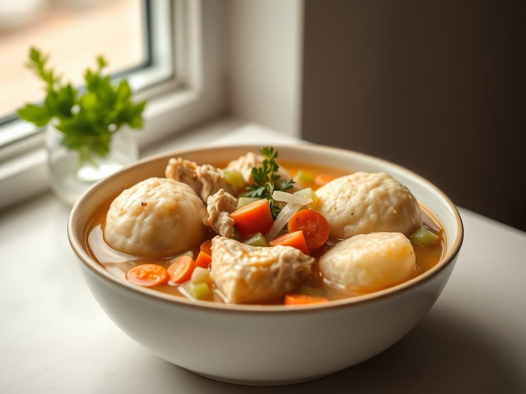 Savory Chicken and Dumplings