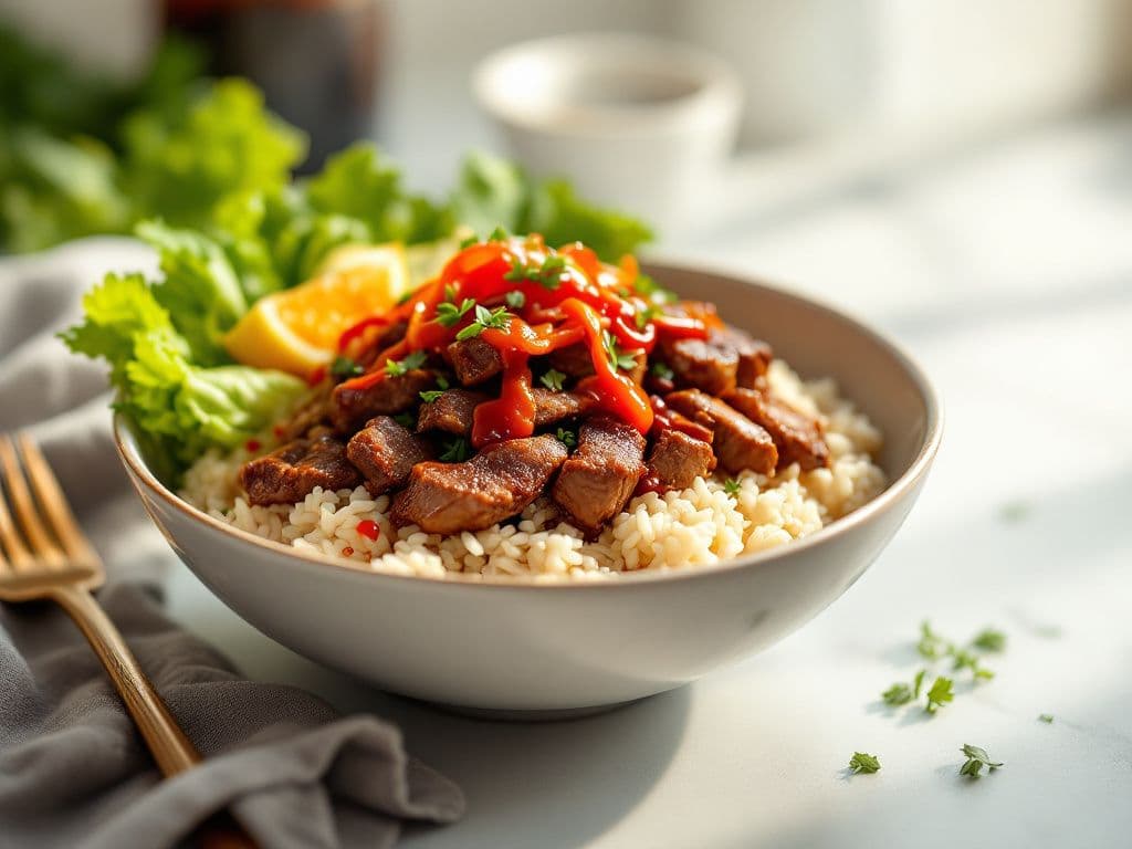 Korean BBQ Beef Bowls