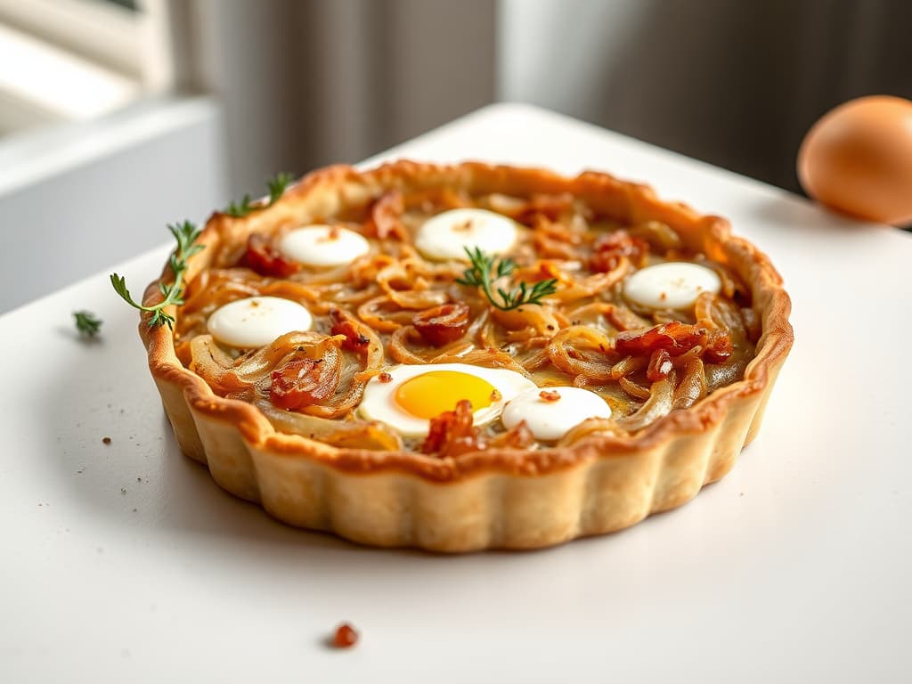 Tarte à l'Oignon Alsacienne