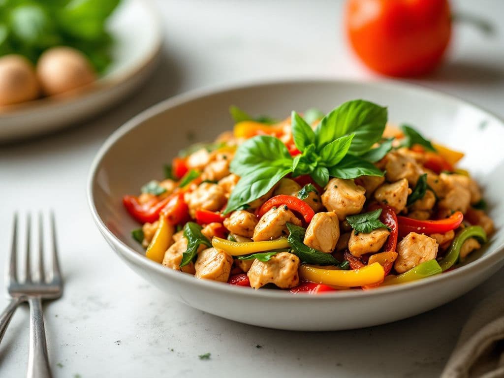 Spicy Thai Basil Chicken