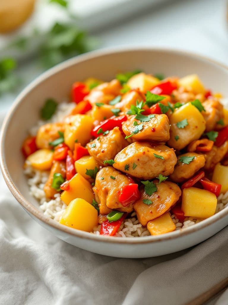Sweet and Sour Chicken Stir-Fry
