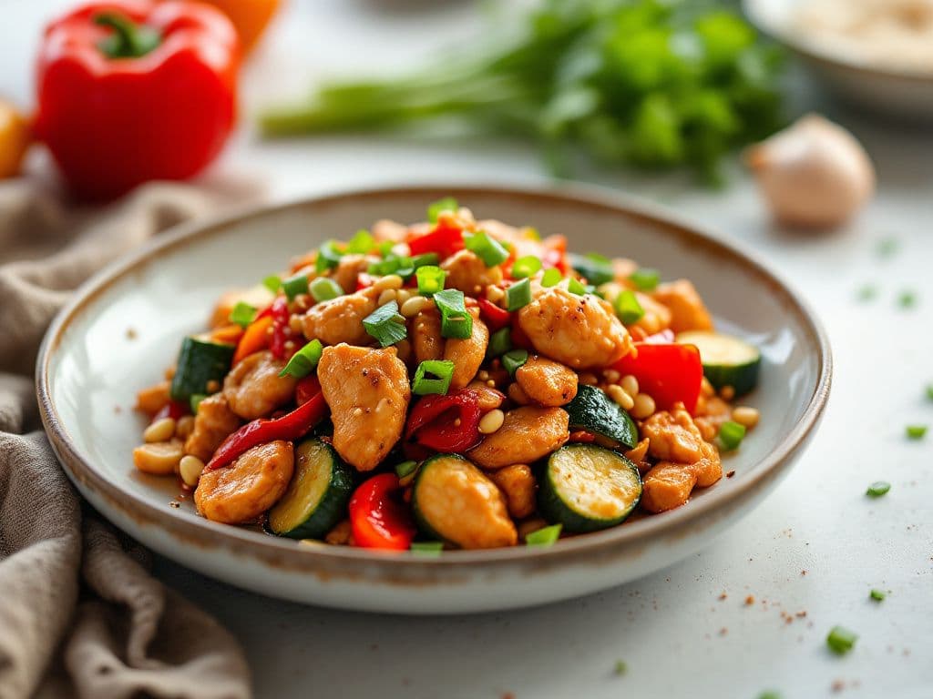 Kung Pao Chicken Stir-Fry