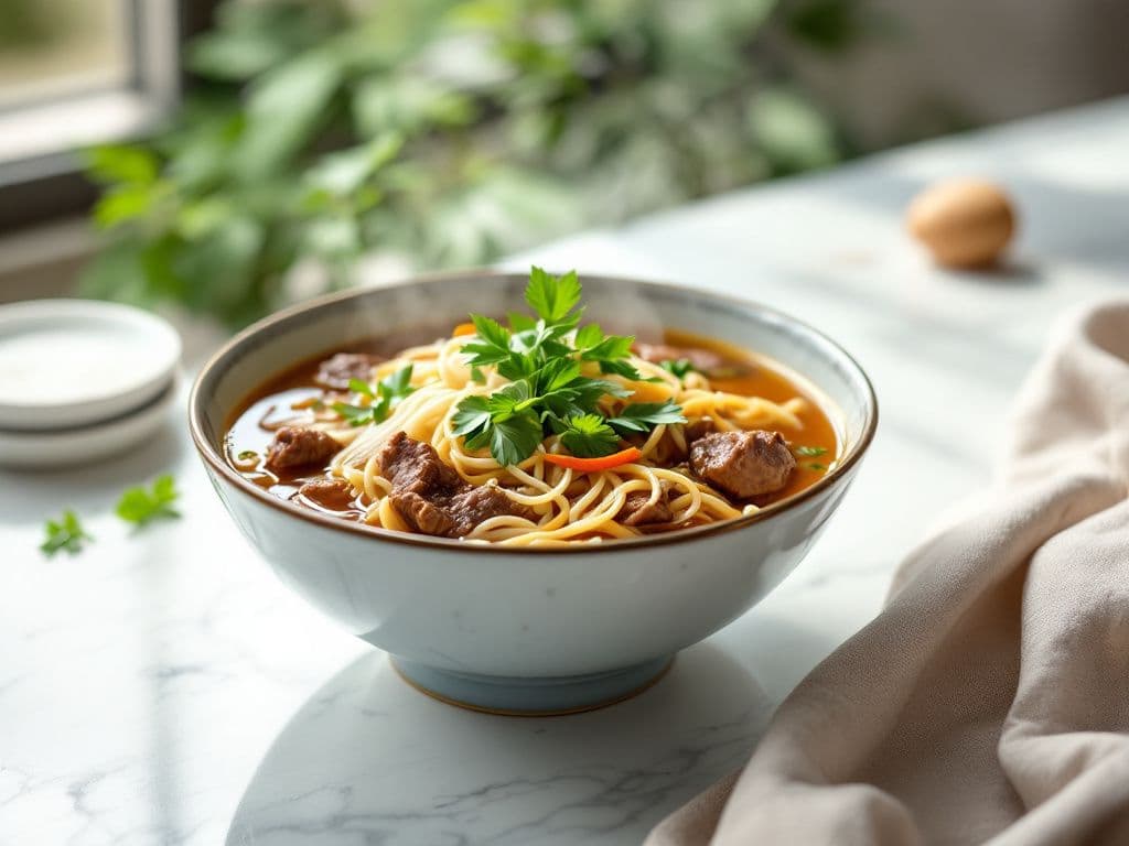 Vietnamese Pho with Beef