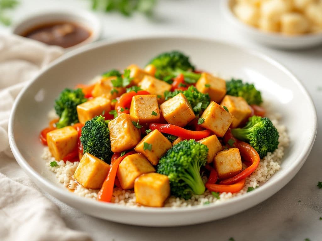 Sweet and Sour Tofu Stir-Fry