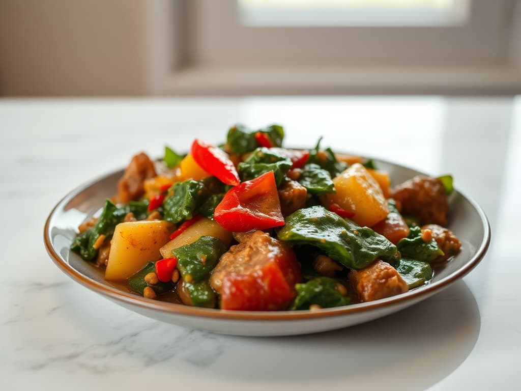 Rich Nigerian Efo Riro (Spinach Stew)