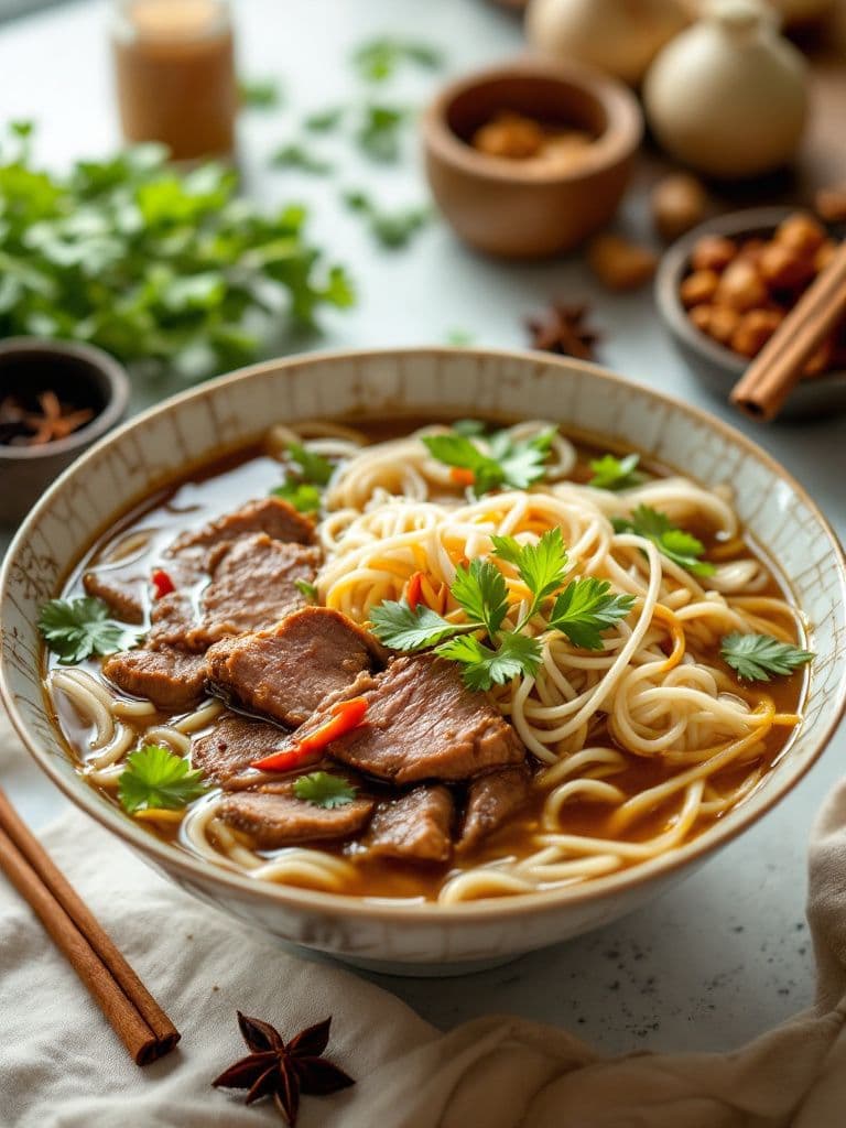 Vietnamese Pho with Beef