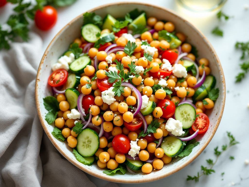 Mediterranean Chickpea Salad