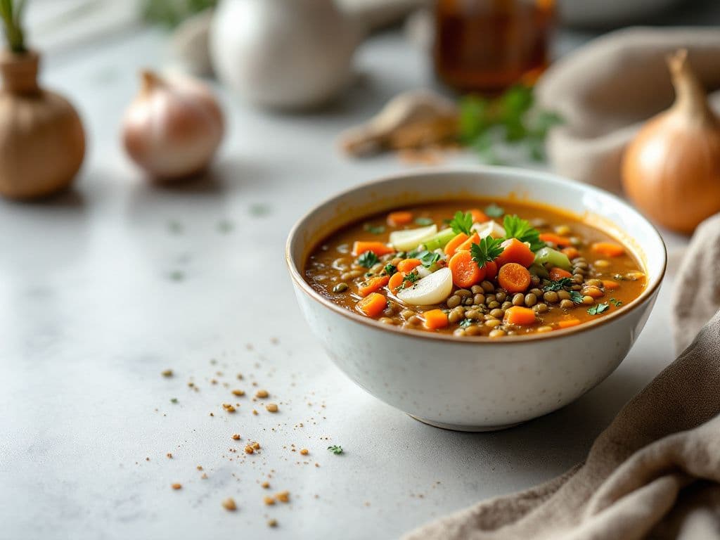 Moroccan Spiced Lentil Soup
