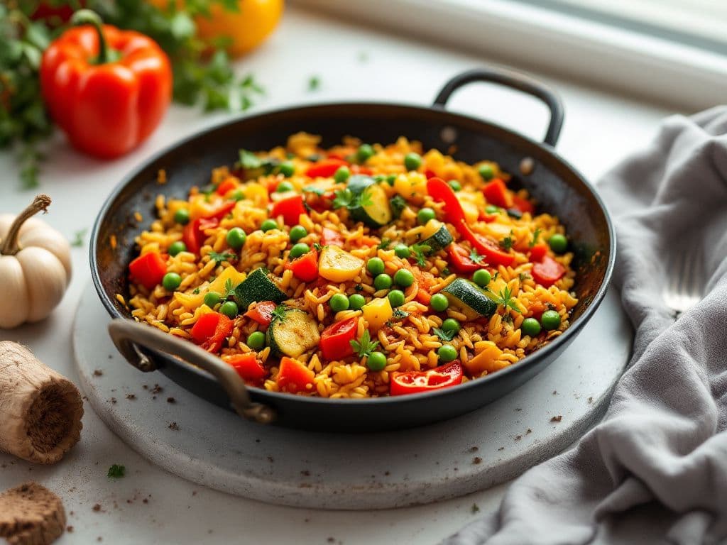 Vegetarian Paella