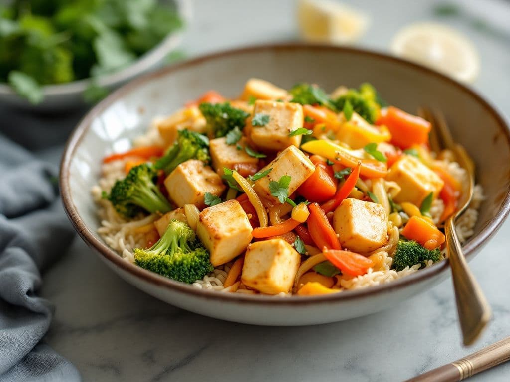Vietnamese Lemongrass Tofu Stir Fry