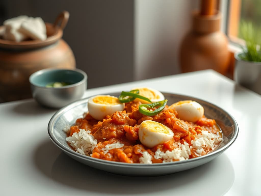 Spicy Egg Curry (Anda Curry)