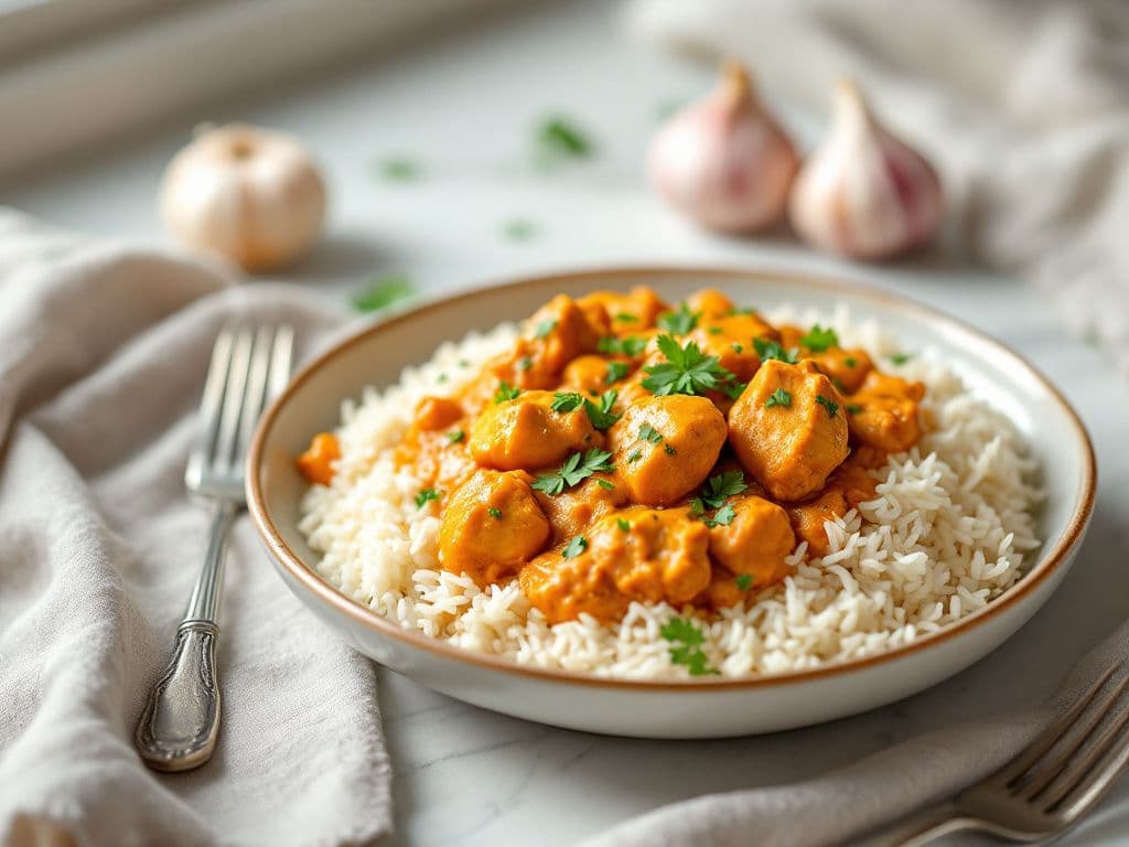 Butter Chicken with Basmati Rice