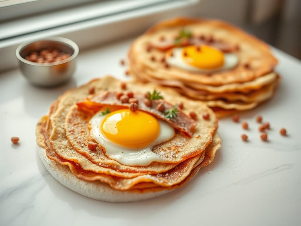 Galettes de Sarrasin (Crêpes Salées)