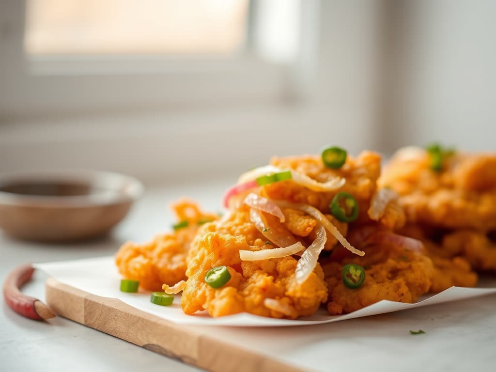 Crispy Onion Bhaji (Pakoras)