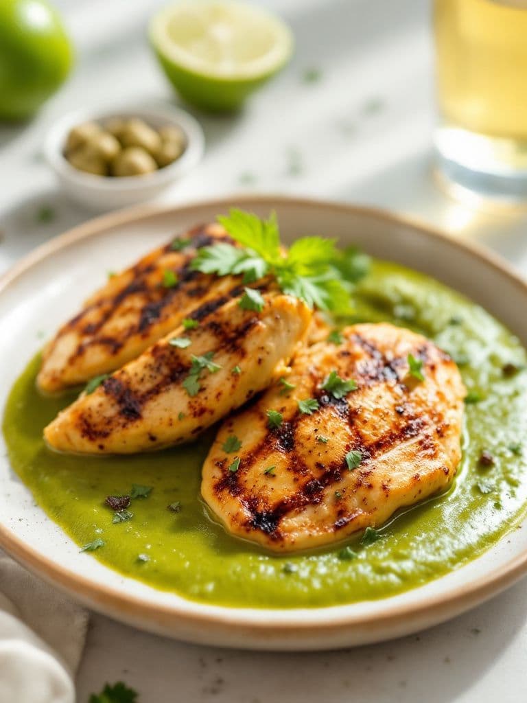 Peruvian Grilled Chicken with Aji Verde