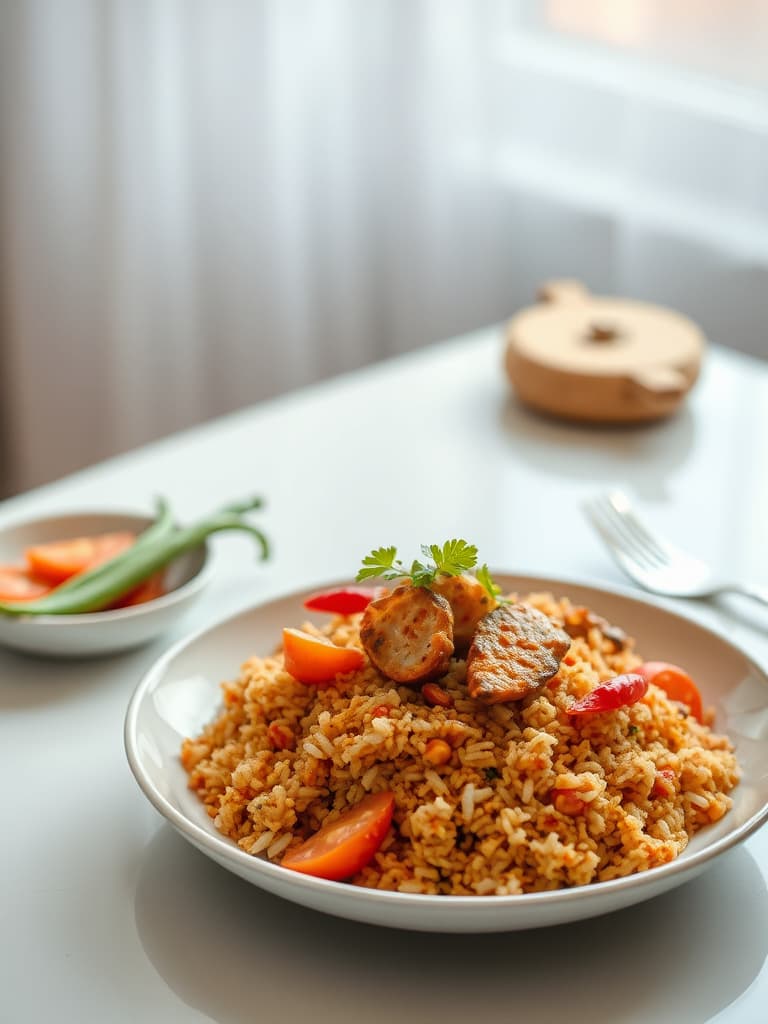 Spicy Benachin (Gambian Jollof Rice)