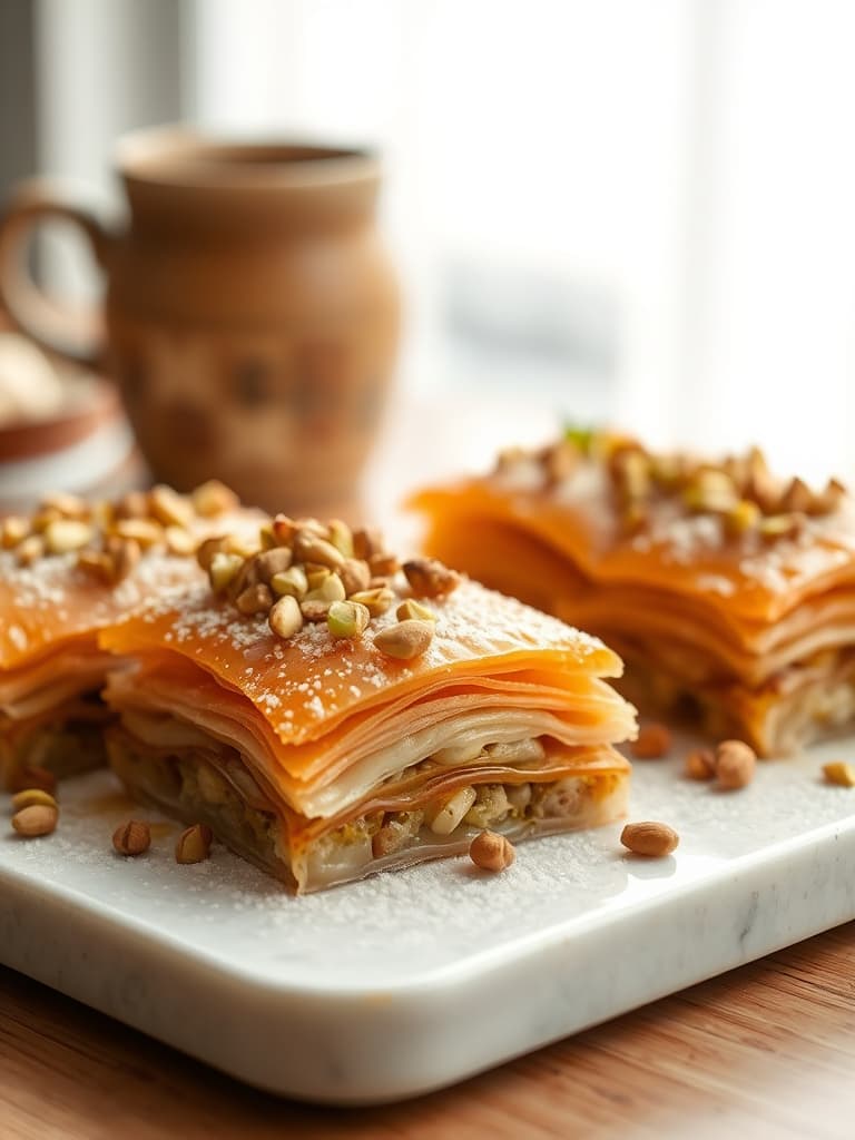 Sweet & Nutty Pistachio Baklava