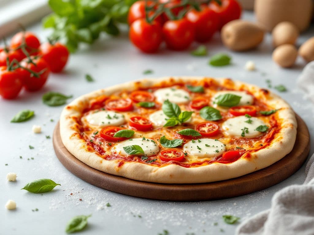 Classic Margherita Pizza from Scratch