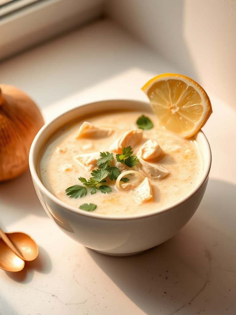 Soothing Coconut Chicken Galangal Soup (Tom Kha Gai)