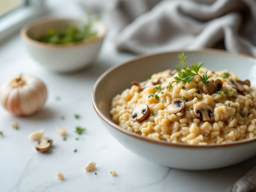 Creamy Mushroom Risotto