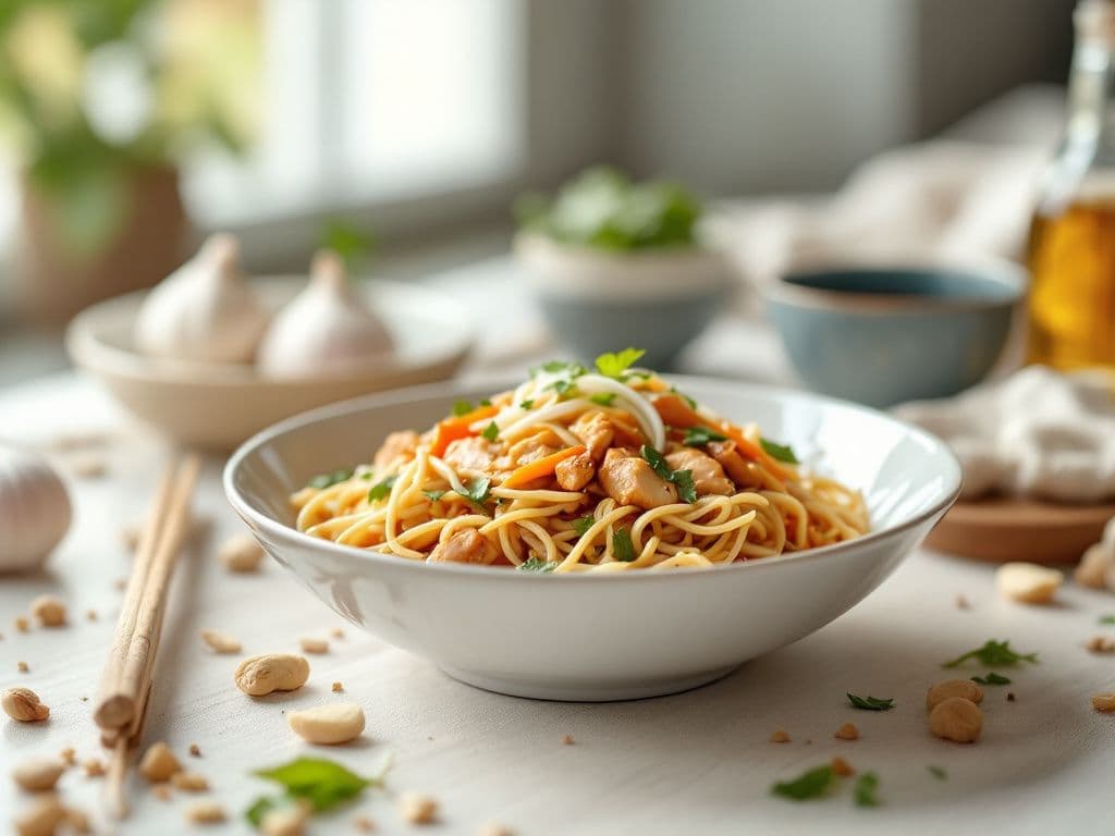 Classic Pad Thai with Chicken