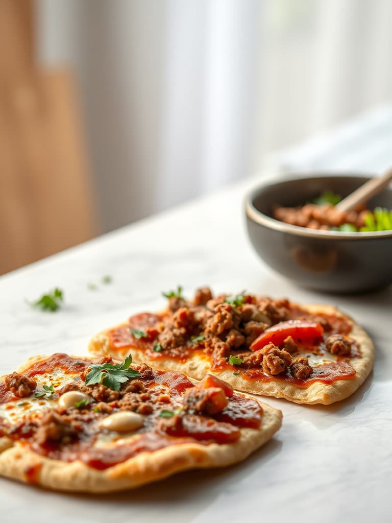 Spicy Turkish Lahmacun (Meat Pizza)