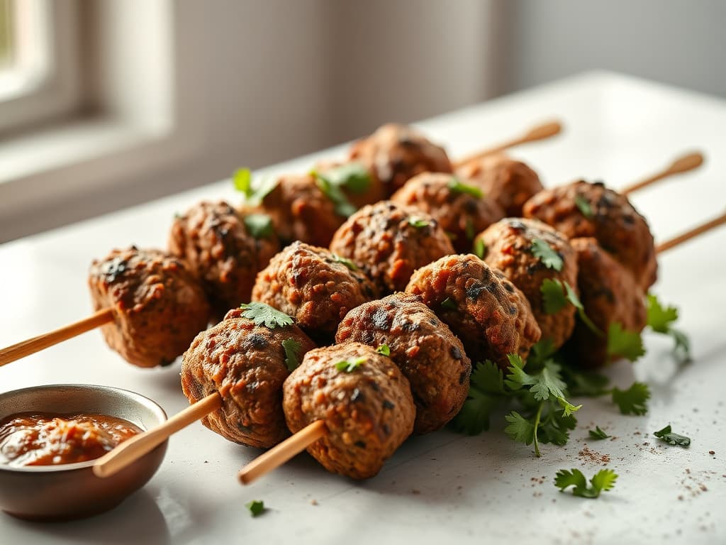 Spiced Beef Kofta Kebabs