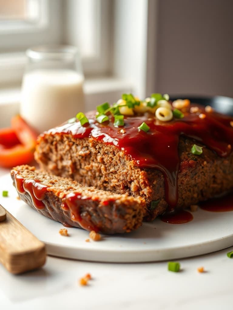 Hearty Beef Meatloaf with Tangy Glaze
