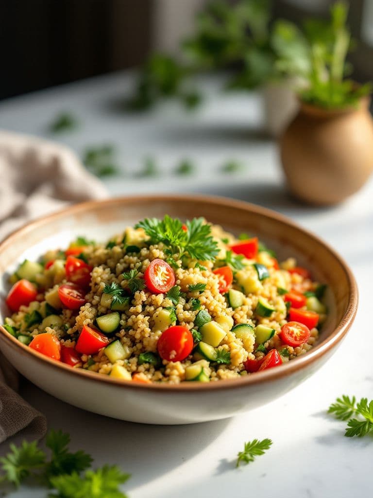 Mediterranean Quinoa Tabouli Salad
