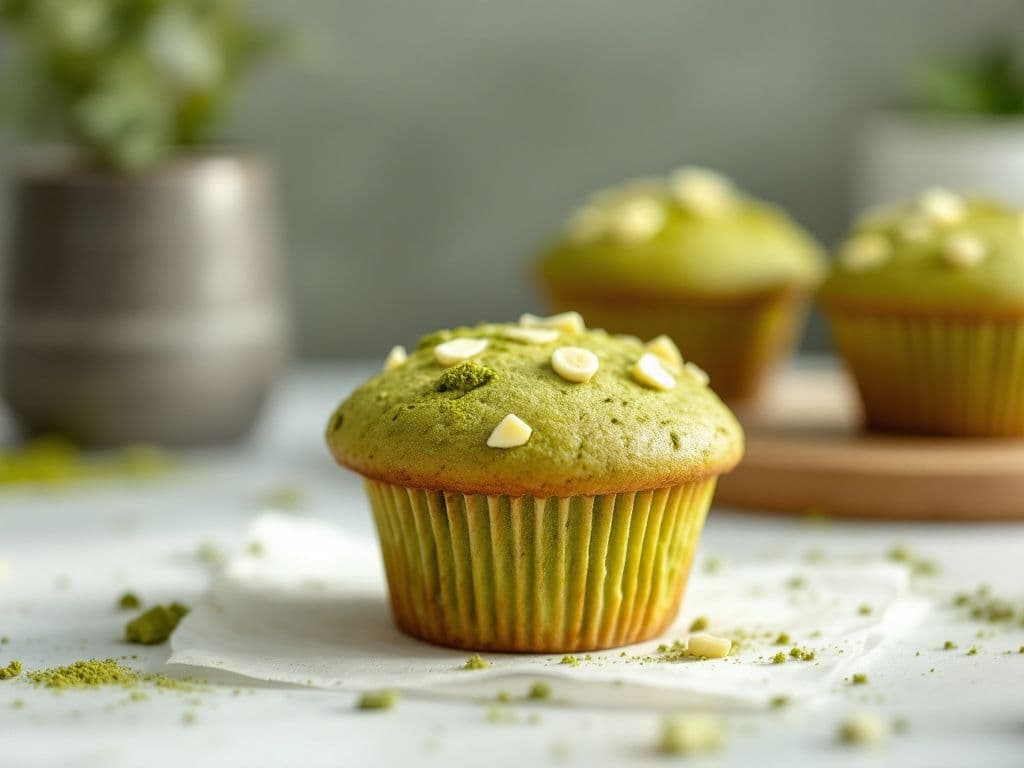 Matcha Green Tea Muffins