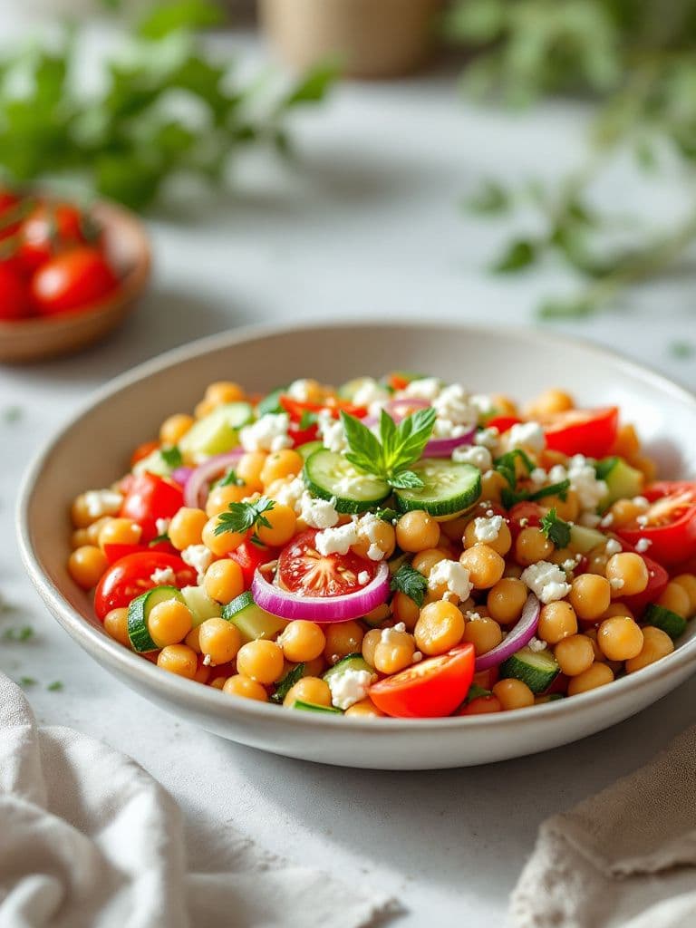 Mediterranean Chickpea Salad