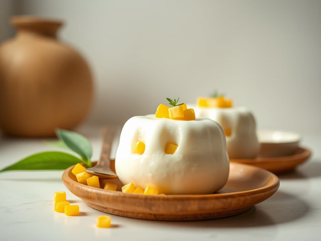 Creamy Coconut Pudding with Corn (Khanom Thuai)