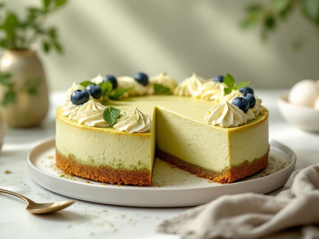 Matcha Green Tea Cheesecake