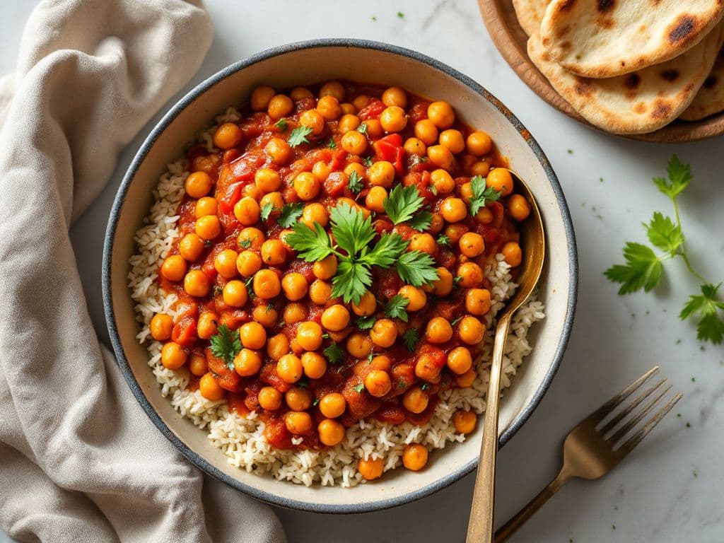 Hearty Indian Chickpea Curry