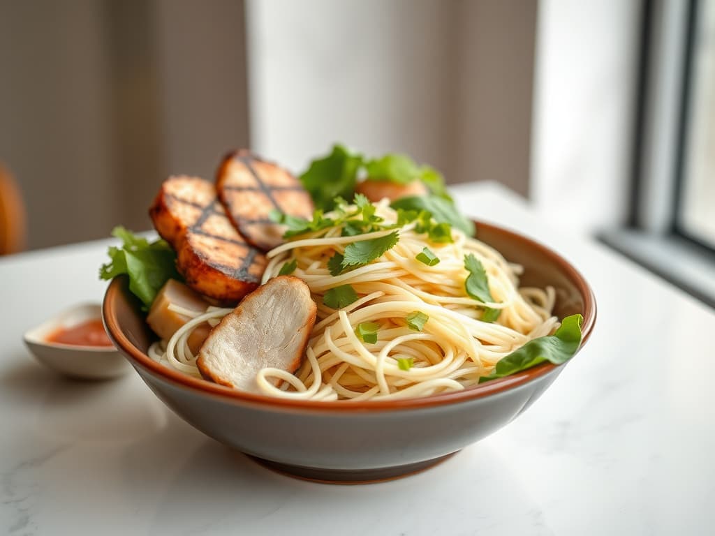 Flavorful Vietnamese Grilled Pork and Noodle Salad (Bún Chả)