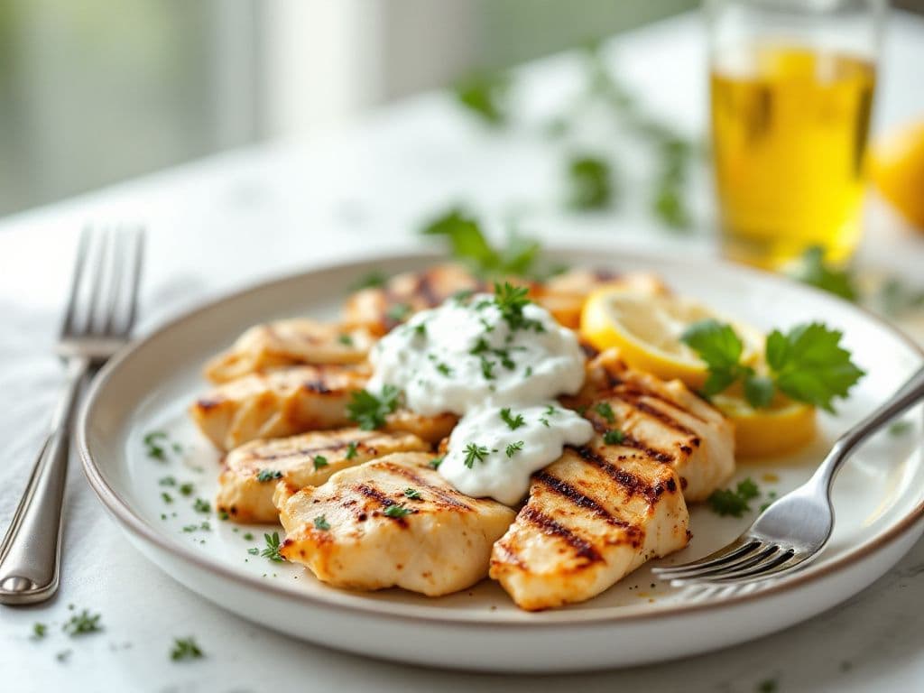 Greek Lemon Chicken Souvlaki