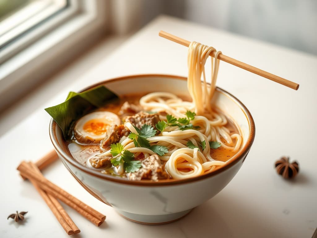 Vietnamese Pho-Inspired Ramen