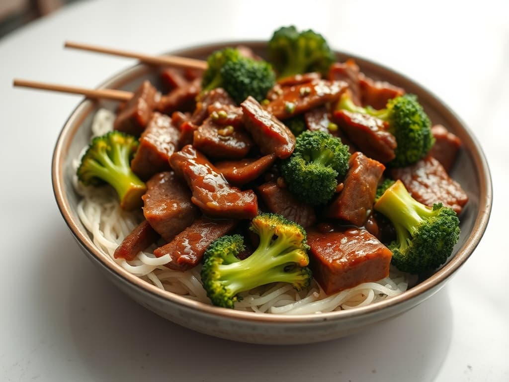 Hearty Chinese Beef and Broccoli Stir-Fry