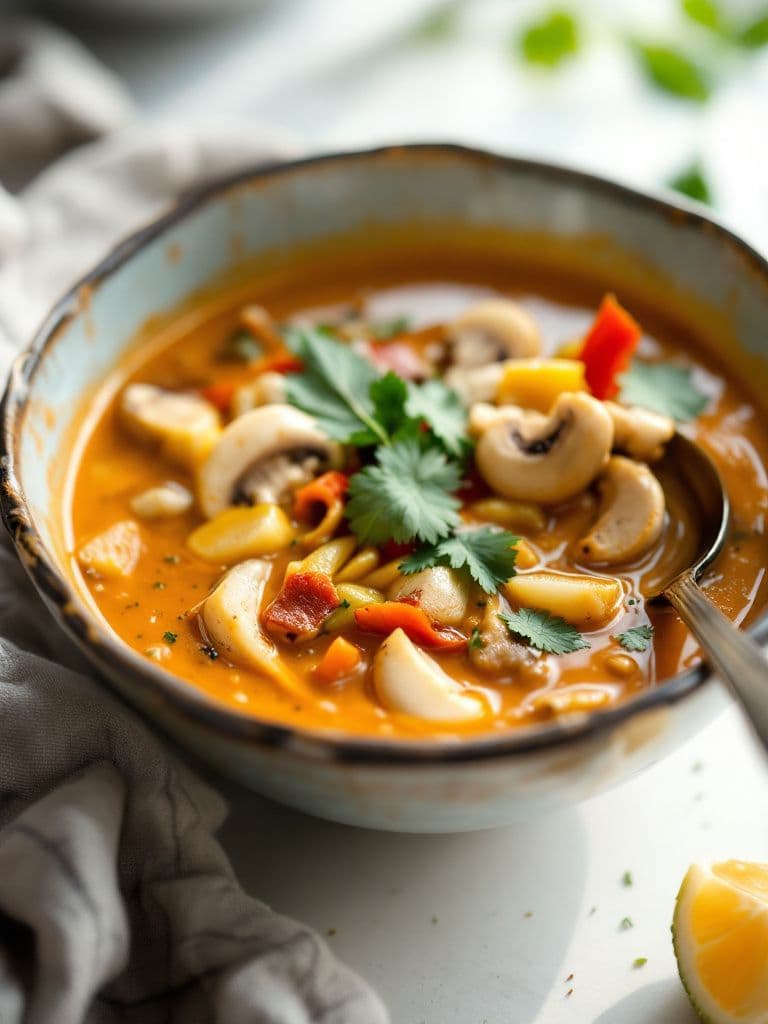 Thai Coconut Curry Soup