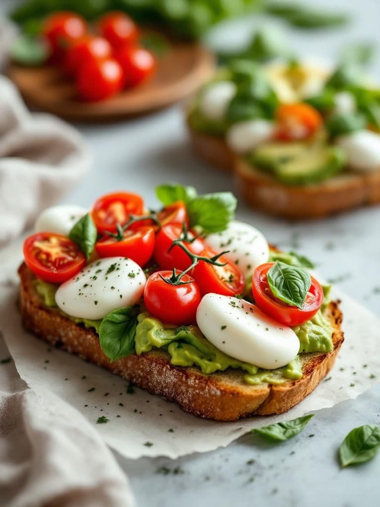 Caprese Avocado Toast