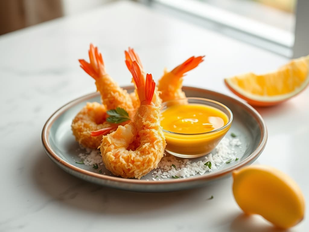 Zesty Coconut Shrimp with Mango Dipping Sauce