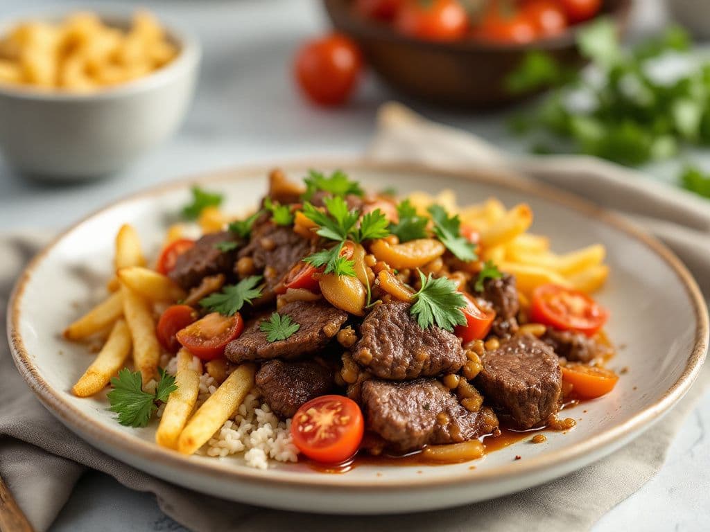 Lomo Saltado – Peruvian Stir-Fried Beef