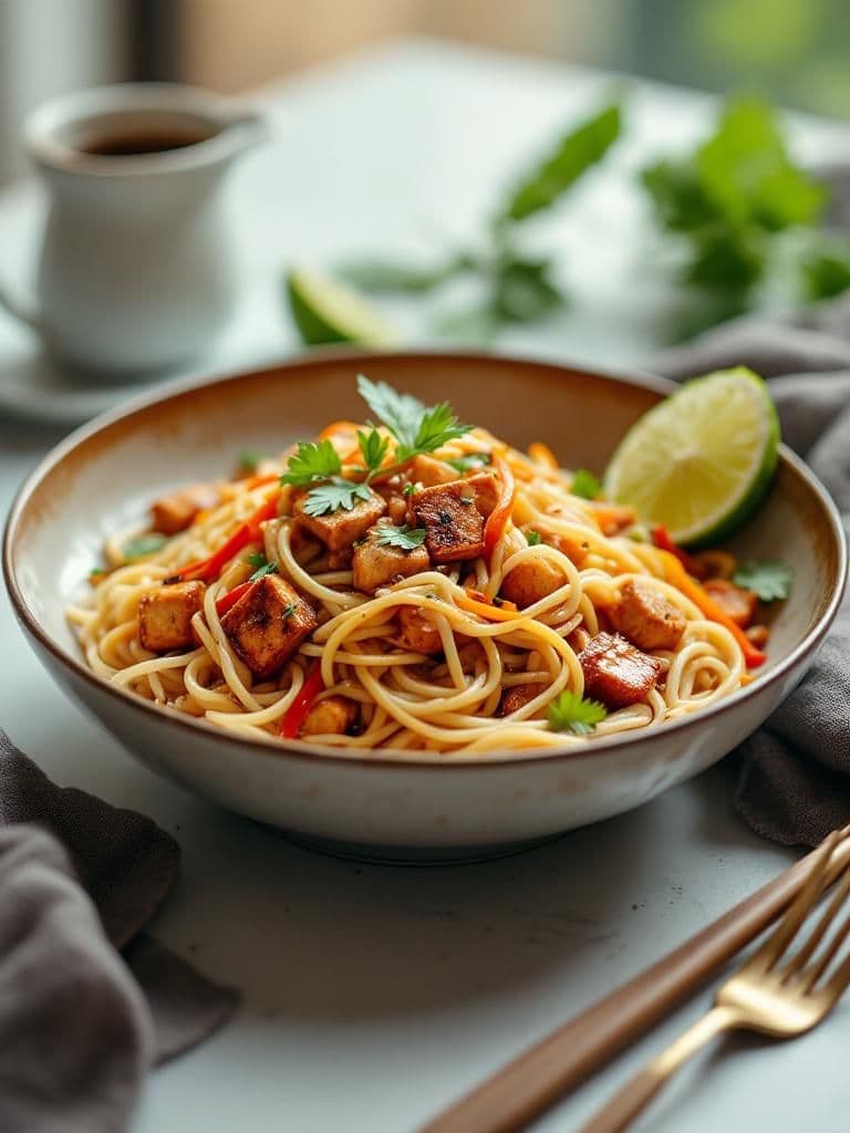 Pad Thai with Tofu