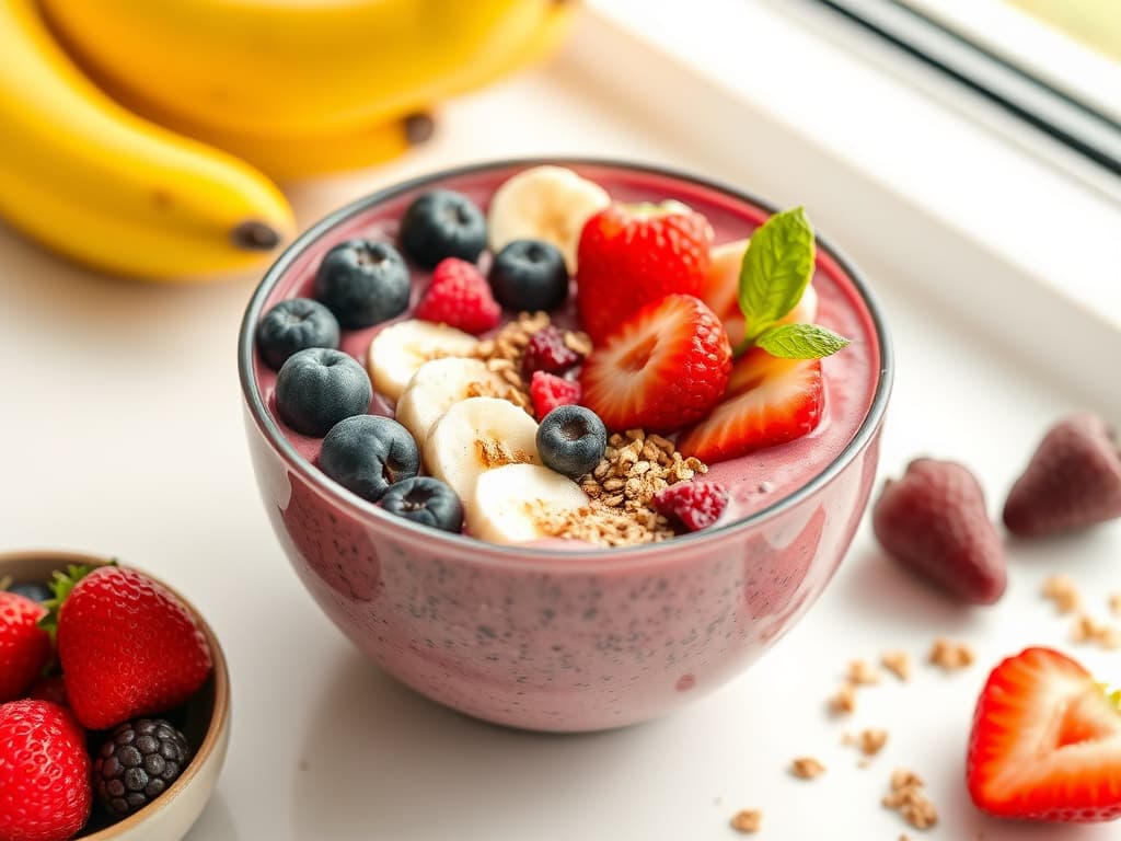 Vibrant Berry & Chia Smoothie Bowl