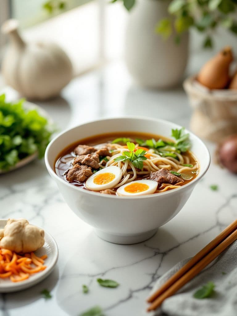 Vietnamese Pho Bo (Beef Noodle Soup)