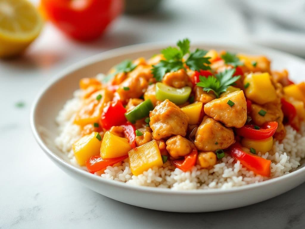 Sweet and Sour Chicken Stir Fry