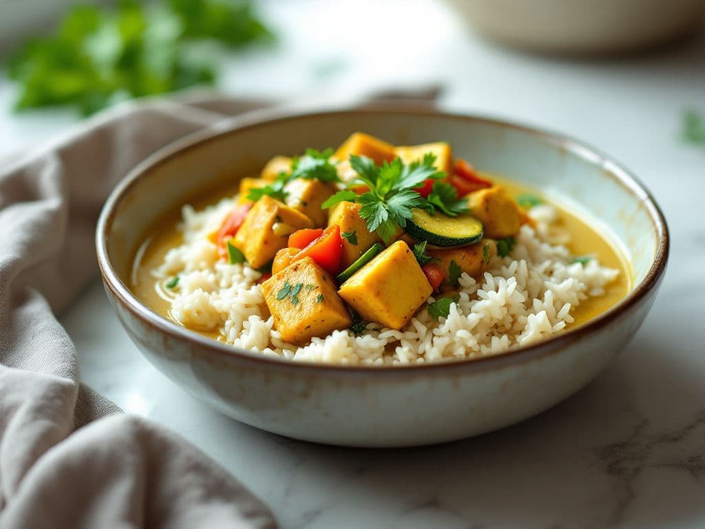 Thai Green Curry with Tofu