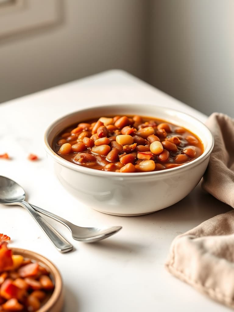 Classic Baked Beans with Bacon